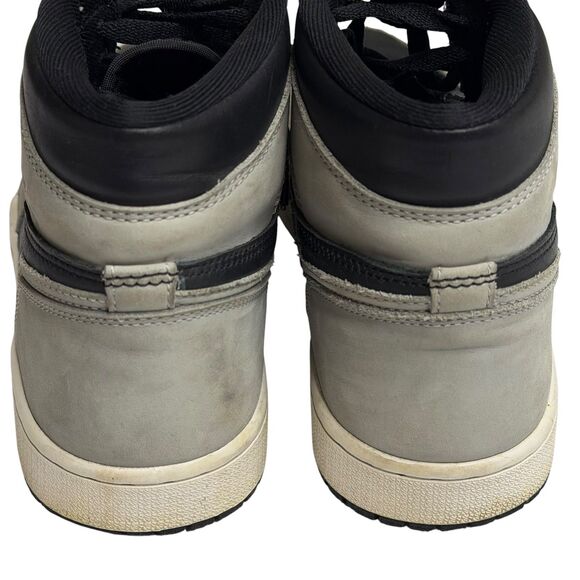 Nike Air Jordan 1 Retro High OG Swoosh Shoes Sneakers Black Gray 9 main image 6